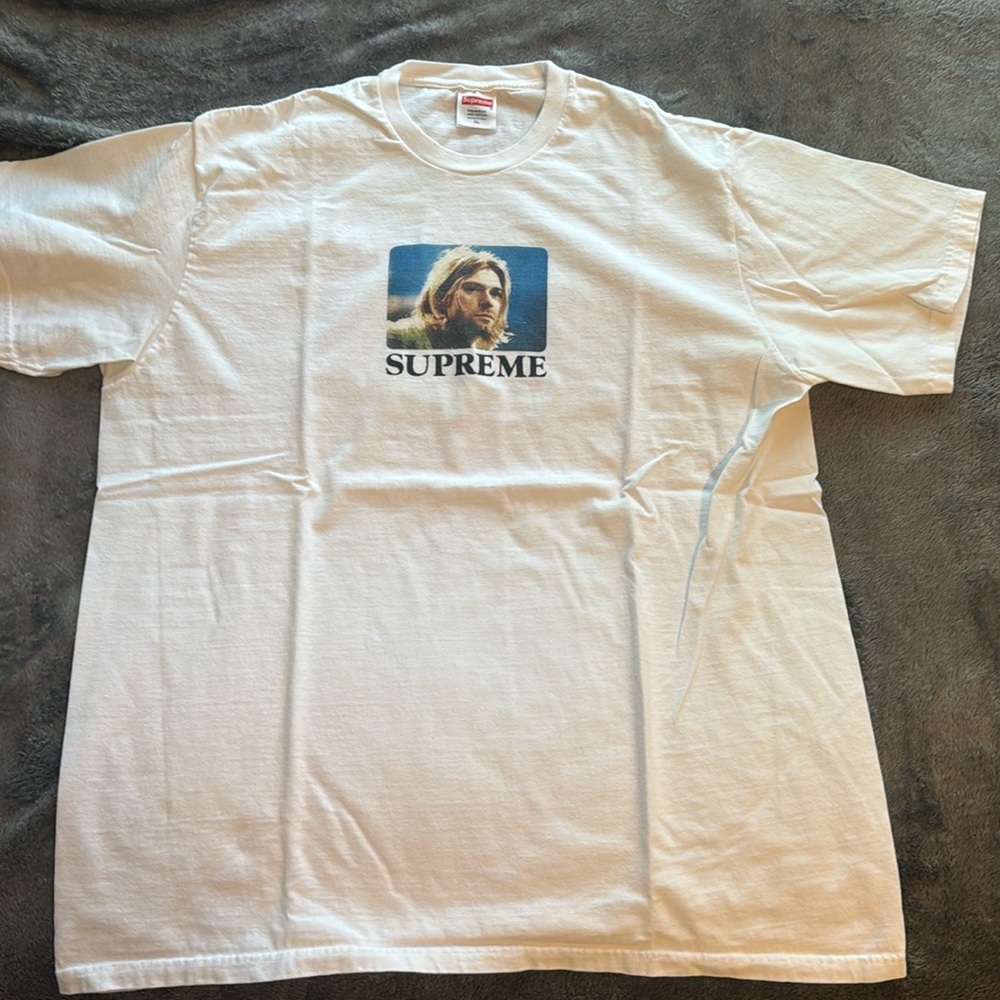 Supreme- Cobain- T-shirt- XL- White